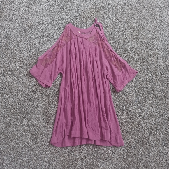 ◇ Free People Beachy and Peachy Mini Dress / Tunic Top - Picture 4 of 9